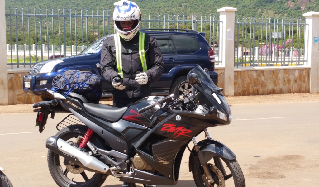 Motorcycle ride from Nairobi to Arusha