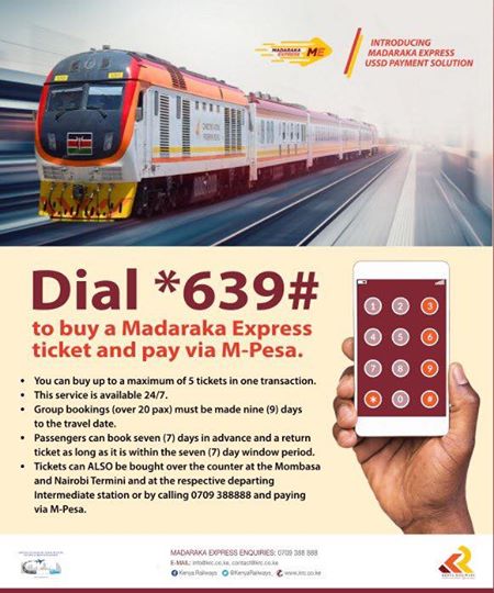 Booking SGR Train Using USSD