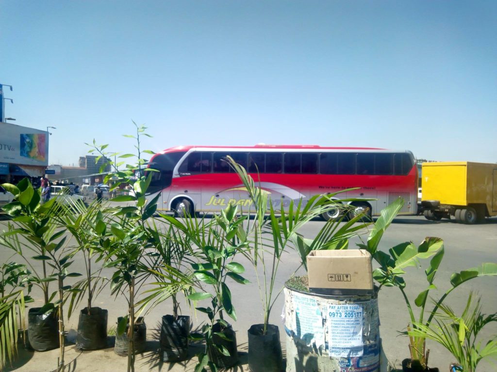 Traveling by bus in East Africa - Juldan