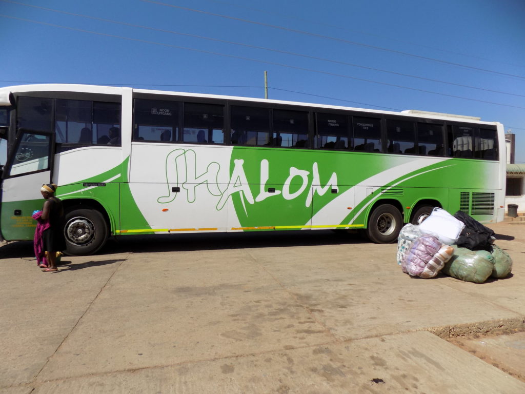 Traveling by bus in East Africa - Shalom