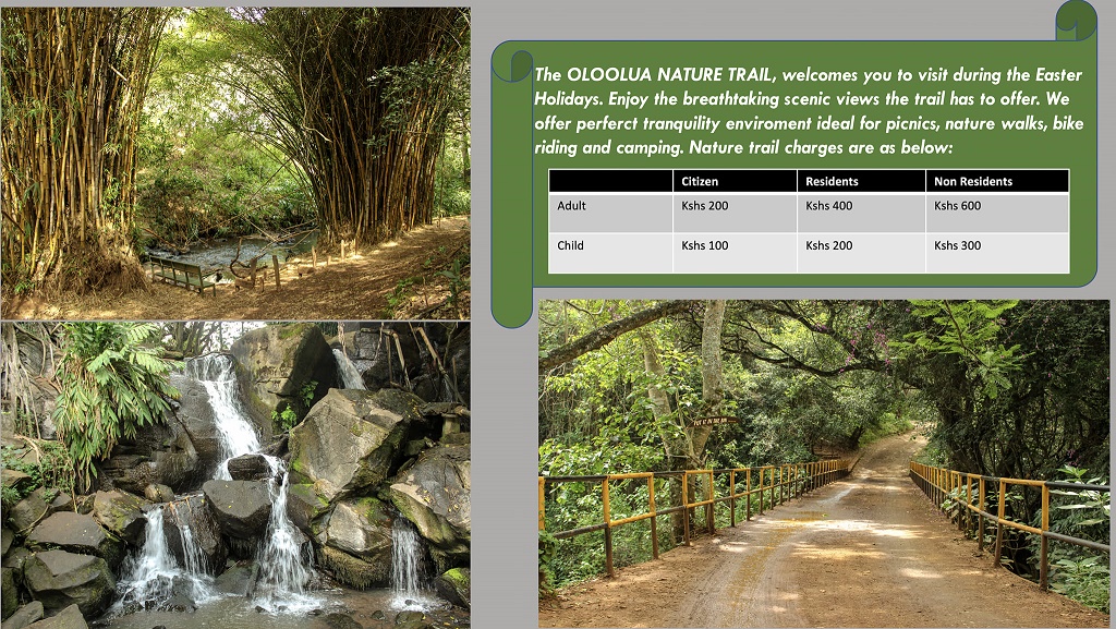 Oloolua Nature Trail Entry fees