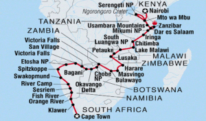 Nairobi to Capetown Overaland