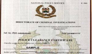 Good Conduct Certificate in Kenya